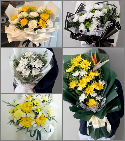 湖北十堰市竹溪县蒋家堰镇白事花束代送